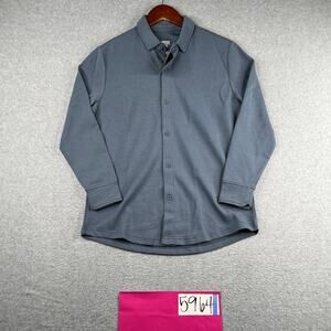 Under 5'10 Shirt XS Extra Small Blue Button Up Long Sleeve Mens New NWT
